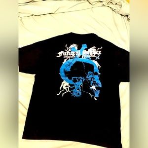 Funeral Servce Saints & Sinners t-shirt, RARE collector’s item, size XL